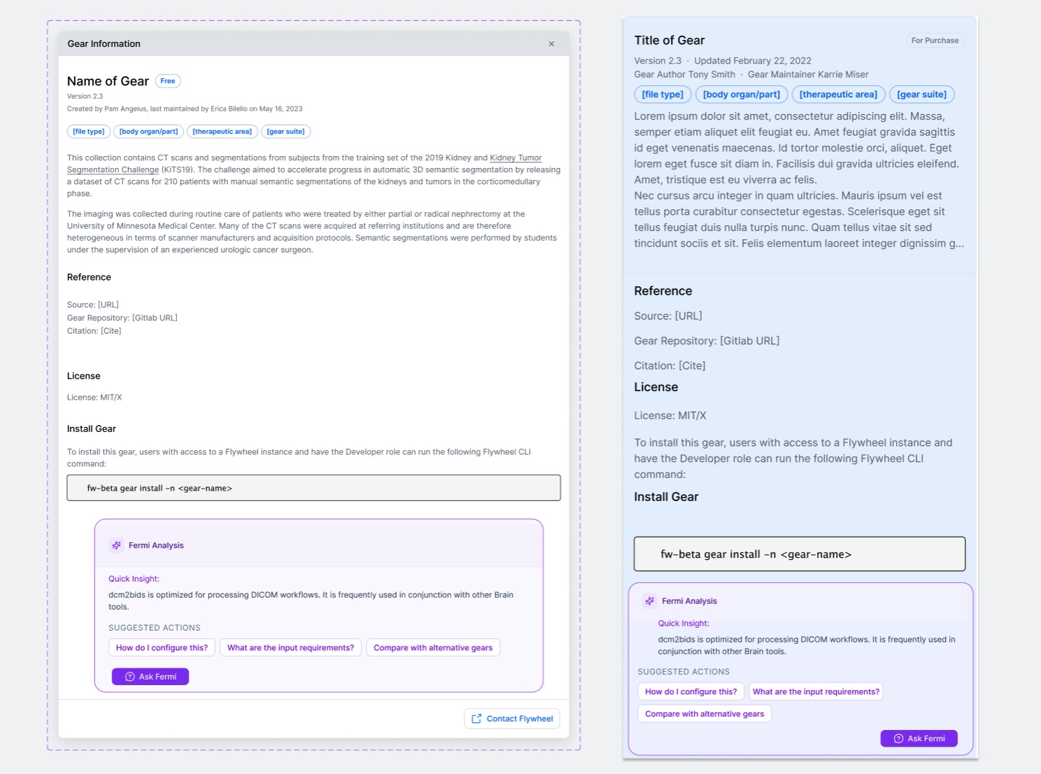 Flywheel AI-driven documentation on a standalone surface for users approaching the platform from outside the product